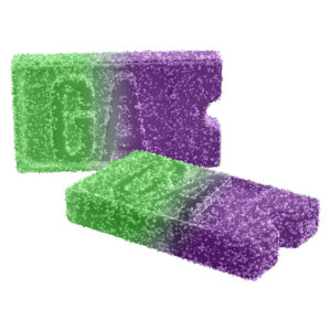 GRAPEY GRAPE THC SOFT CHEW (1:0) - 2 Pack