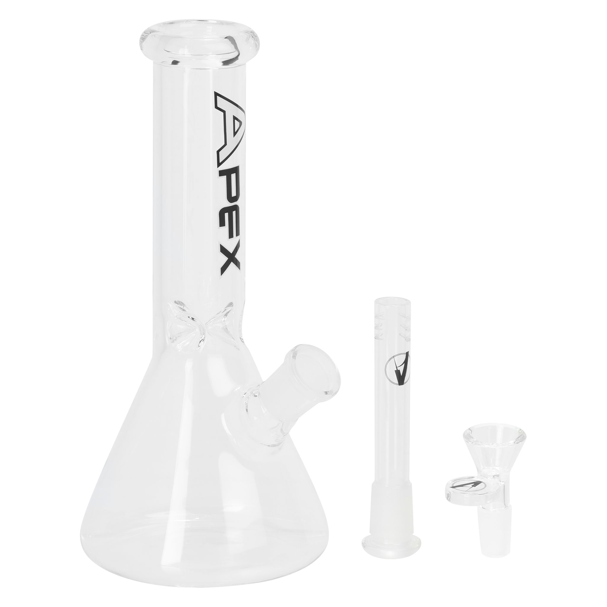GLASS BONG PIPE - 9"